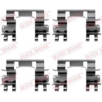 Kit d'accessoires, plaquette de frein à disque QUICK BRAKE 109-1087
