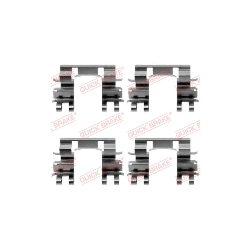 Kit d'accessoires, plaquette de frein à disque QUICK BRAKE 109-1087