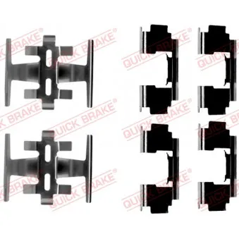 Kit d'accessoires, plaquette de frein à disque QUICK BRAKE 109-1088