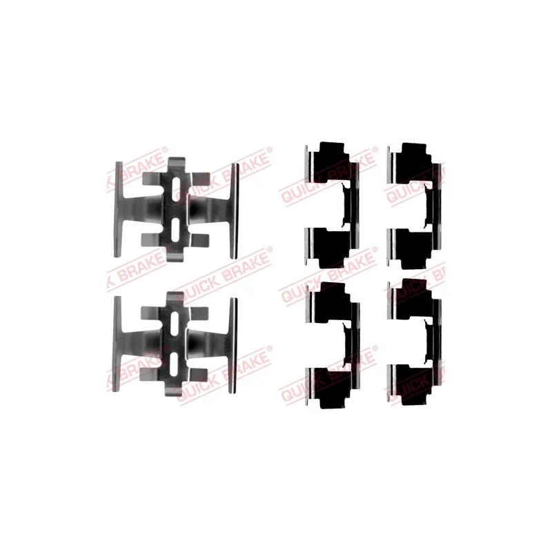 Kit d'accessoires, plaquette de frein à disque QUICK BRAKE 109-1088