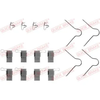 Kit d'accessoires, plaquette de frein à disque QUICK BRAKE 109-1089