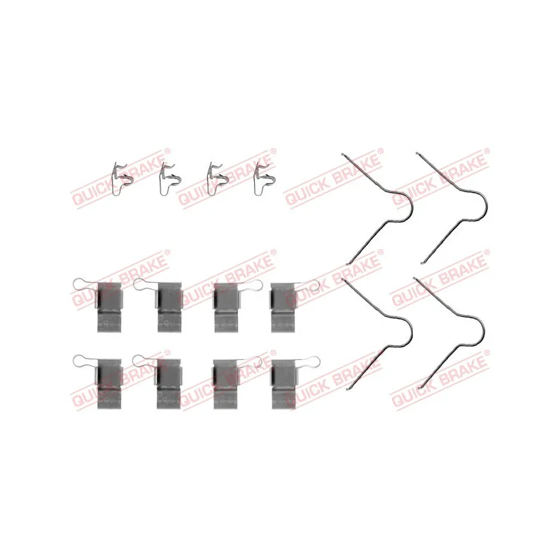 Kit d'accessoires, plaquette de frein à disque QUICK BRAKE 109-1089