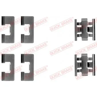 Kit d'accessoires, plaquette de frein à disque QUICK BRAKE 109-1091