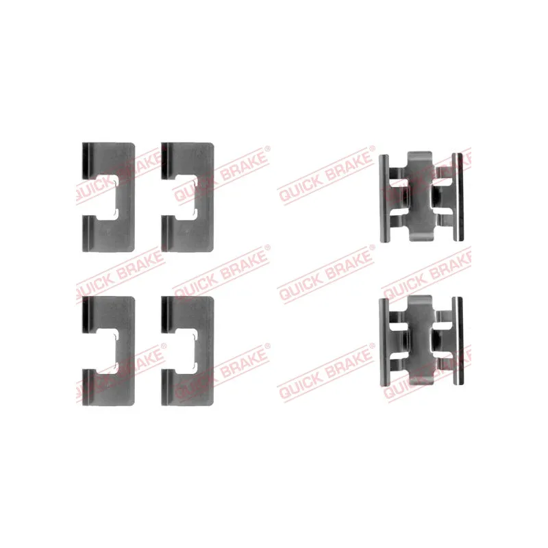 Kit d'accessoires, plaquette de frein à disque QUICK BRAKE 109-1091