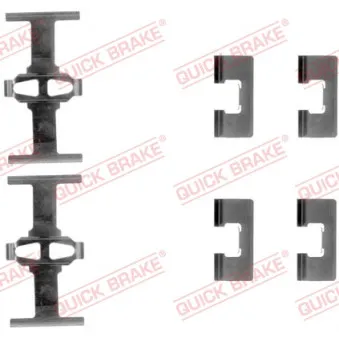Kit d'accessoires, plaquette de frein à disque QUICK BRAKE 109-1092