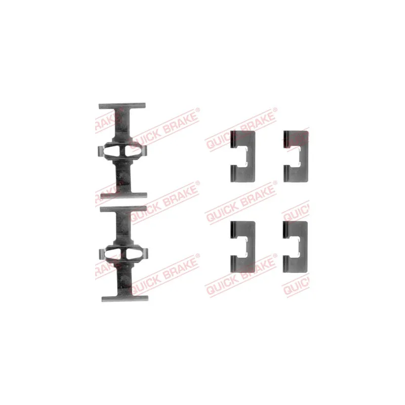 Kit d'accessoires, plaquette de frein à disque QUICK BRAKE 109-1092