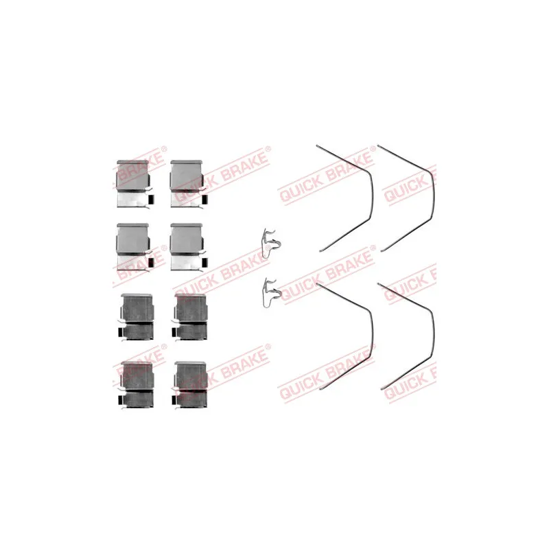 Kit d'accessoires, plaquette de frein à disque QUICK BRAKE 109-1093