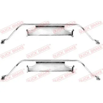 Kit d'accessoires, plaquette de frein à disque QUICK BRAKE 109-1096