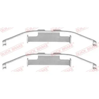 Kit d'accessoires, plaquette de frein à disque QUICK BRAKE 109-1097