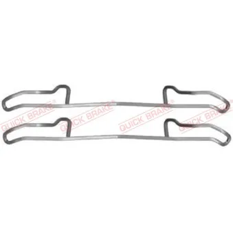 Kit d'accessoires, plaquette de frein à disque QUICK BRAKE 109-1100