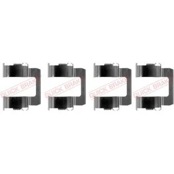 Kit d'accessoires, plaquette de frein à disque QUICK BRAKE 109-1102