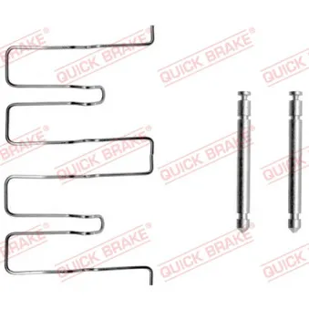 Kit d'accessoires, plaquette de frein à disque QUICK BRAKE 109-1112