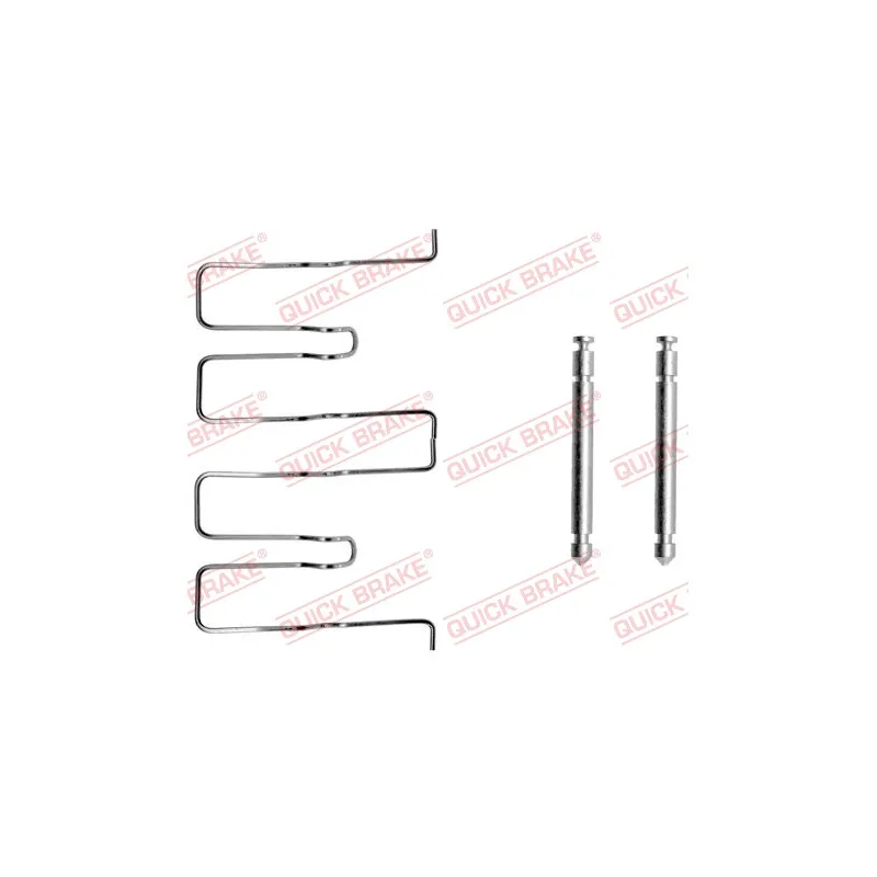 Kit d'accessoires, plaquette de frein à disque QUICK BRAKE 109-1112