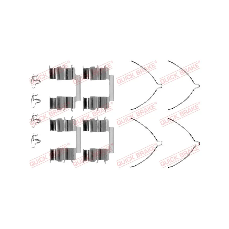 Kit d'accessoires, plaquette de frein à disque QUICK BRAKE 109-1116