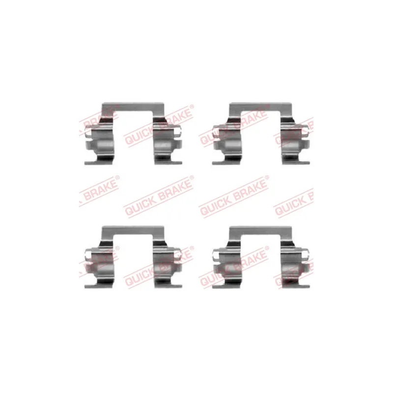 Kit d'accessoires, plaquette de frein à disque QUICK BRAKE 109-1117