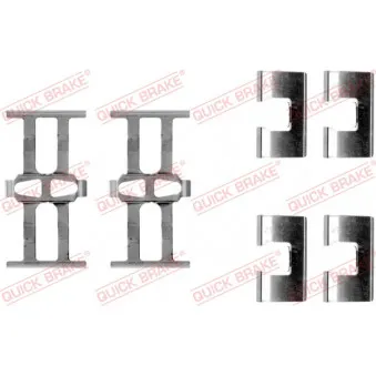 Kit d'accessoires, plaquette de frein à disque QUICK BRAKE 109-1118