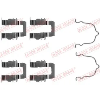 Kit d'accessoires, plaquette de frein à disque QUICK BRAKE 109-1119