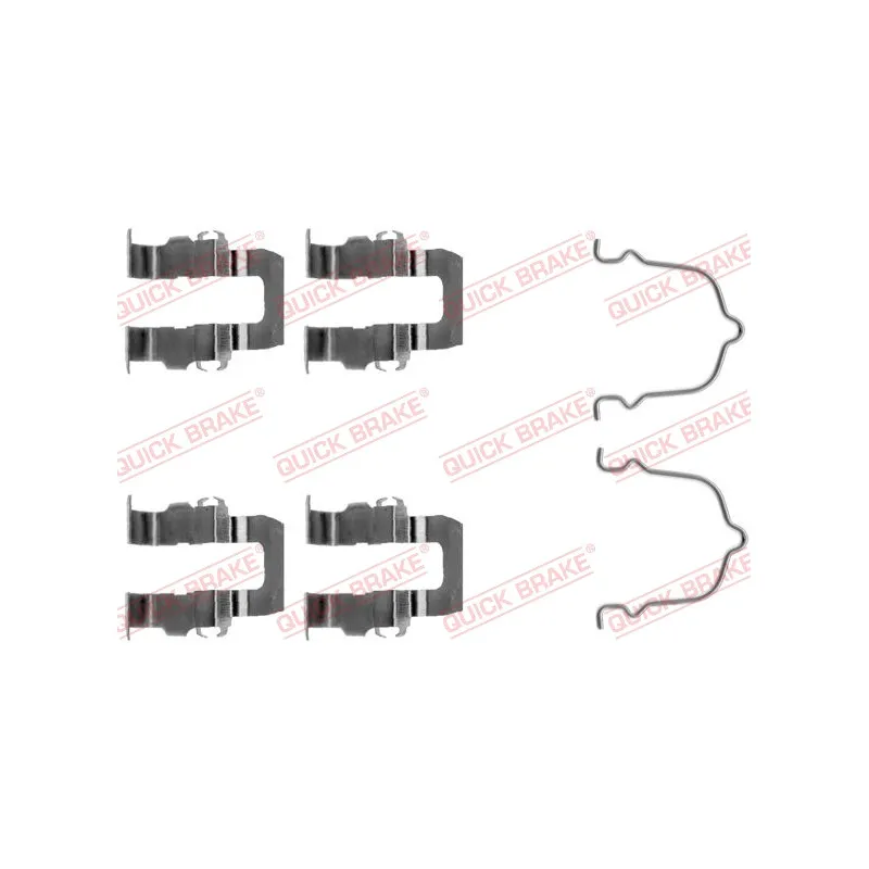 Kit d'accessoires, plaquette de frein à disque QUICK BRAKE 109-1119