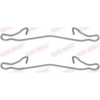 Kit d'accessoires, plaquette de frein à disque QUICK BRAKE 109-1121