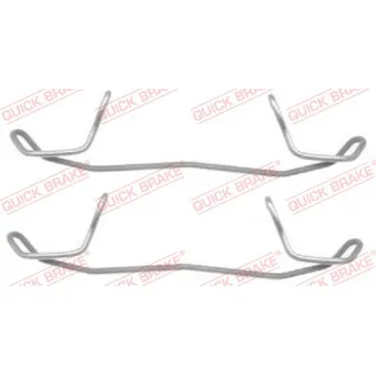 Kit d'accessoires, plaquette de frein à disque QUICK BRAKE 109-1123