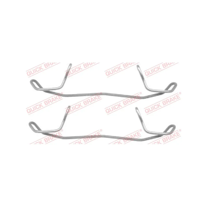 Kit d'accessoires, plaquette de frein à disque QUICK BRAKE 109-1123