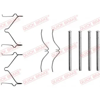 Kit d'accessoires, plaquette de frein à disque QUICK BRAKE 109-1124