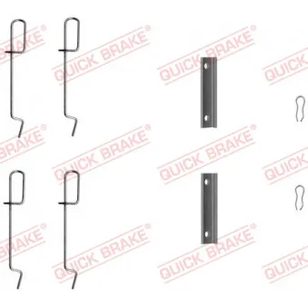 Kit d'accessoires, plaquette de frein à disque QUICK BRAKE 109-1125