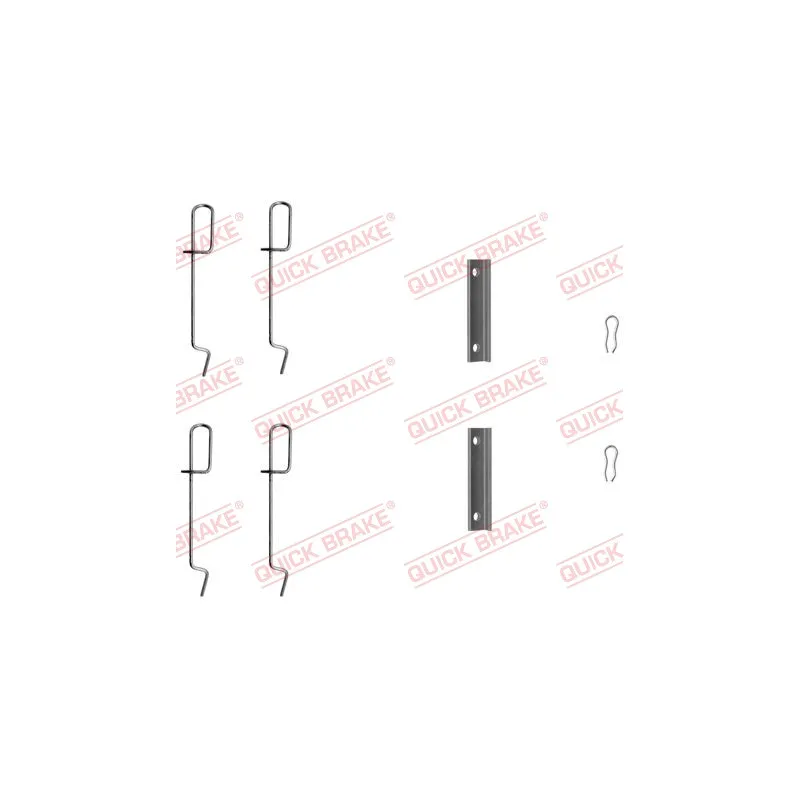 Kit d'accessoires, plaquette de frein à disque QUICK BRAKE 109-1125