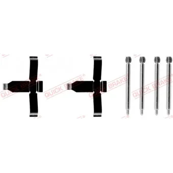 Kit d'accessoires, plaquette de frein à disque QUICK BRAKE 109-1127