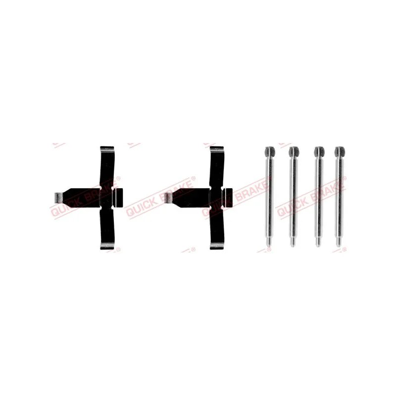 Kit d'accessoires, plaquette de frein à disque QUICK BRAKE 109-1127