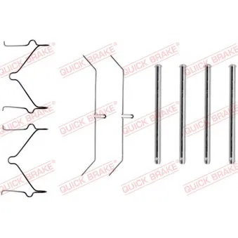 Kit d'accessoires, plaquette de frein à disque QUICK BRAKE 109-1129