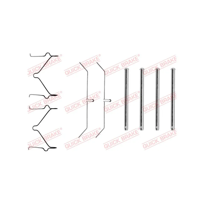 Kit d'accessoires, plaquette de frein à disque QUICK BRAKE 109-1129