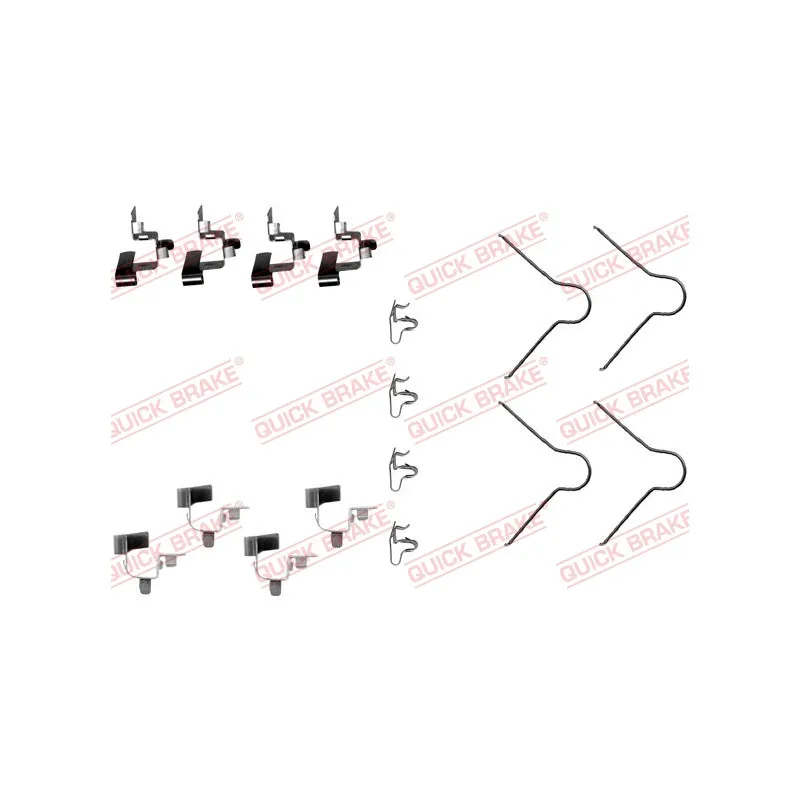 Kit d'accessoires, plaquette de frein à disque QUICK BRAKE 109-1130