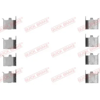 Kit d'accessoires, plaquette de frein à disque QUICK BRAKE 109-1132