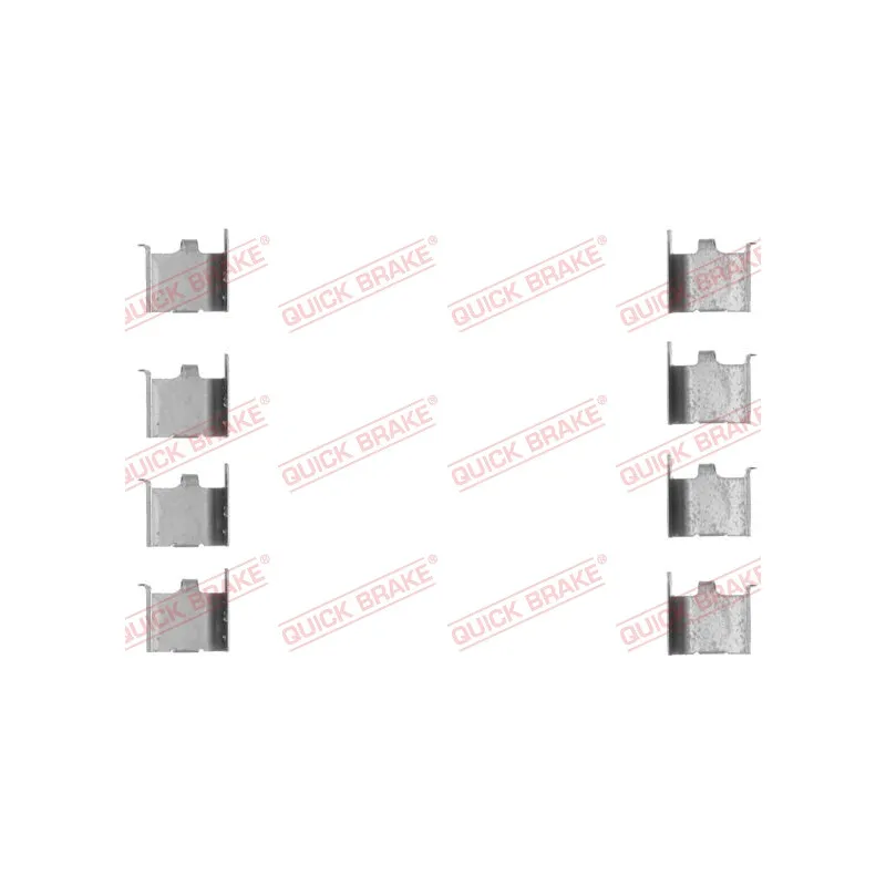 Kit d'accessoires, plaquette de frein à disque QUICK BRAKE 109-1132