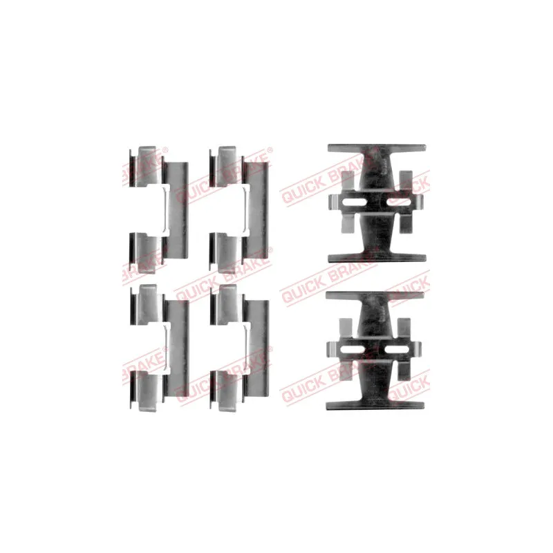 Kit d'accessoires, plaquette de frein à disque QUICK BRAKE 109-1134