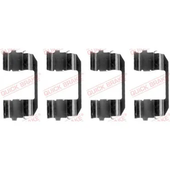 Kit d'accessoires, plaquette de frein à disque QUICK BRAKE 109-1135