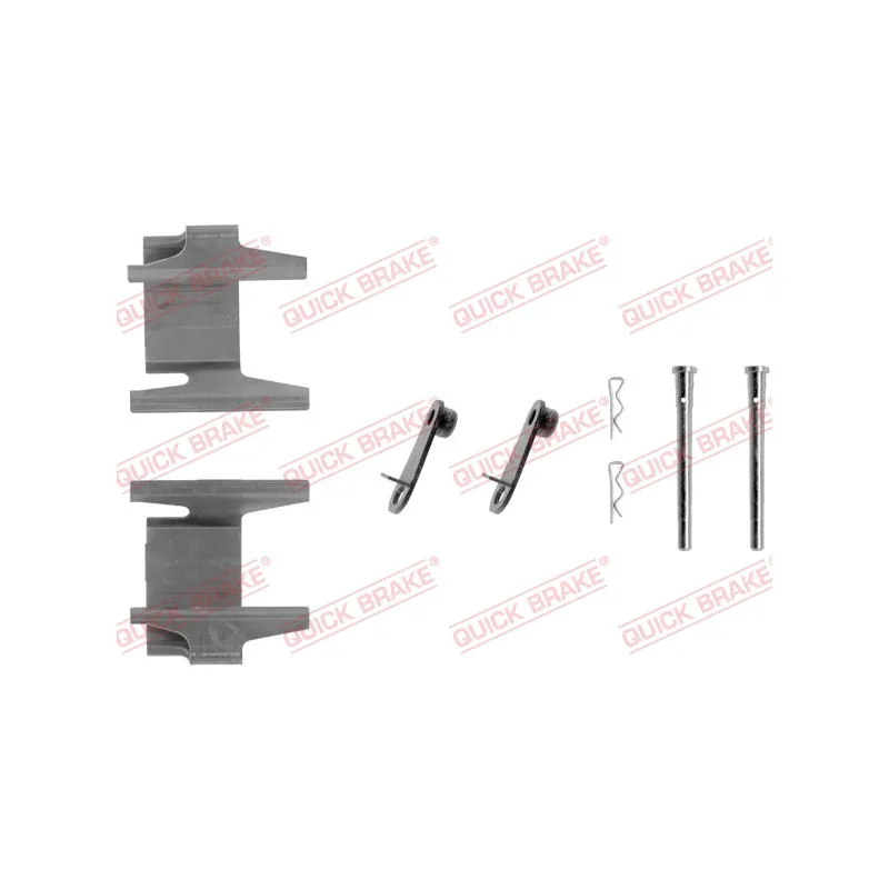 Kit d'accessoires, plaquette de frein à disque QUICK BRAKE 109-1142