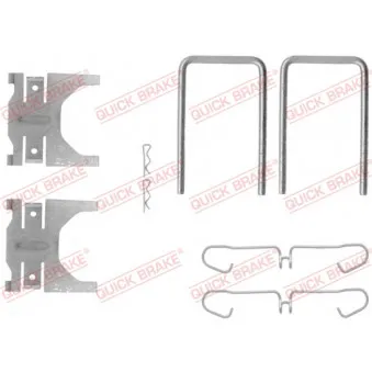 Kit d'accessoires, plaquette de frein à disque QUICK BRAKE 109-1144