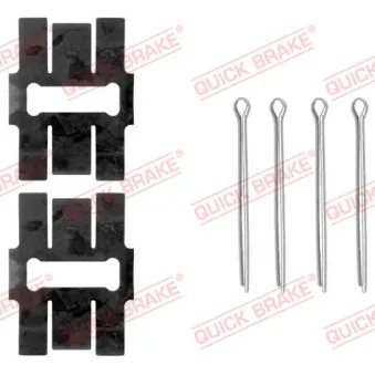 Kit d'accessoires, plaquette de frein à disque QUICK BRAKE