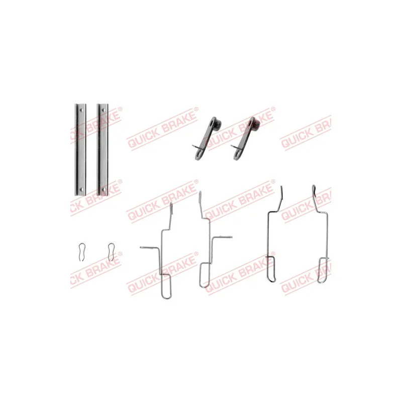 Kit d'accessoires, plaquette de frein à disque QUICK BRAKE 109-1147