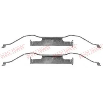 Kit d'accessoires, plaquette de frein à disque QUICK BRAKE 109-1148