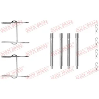 Kit d'accessoires, plaquette de frein à disque QUICK BRAKE 109-1149