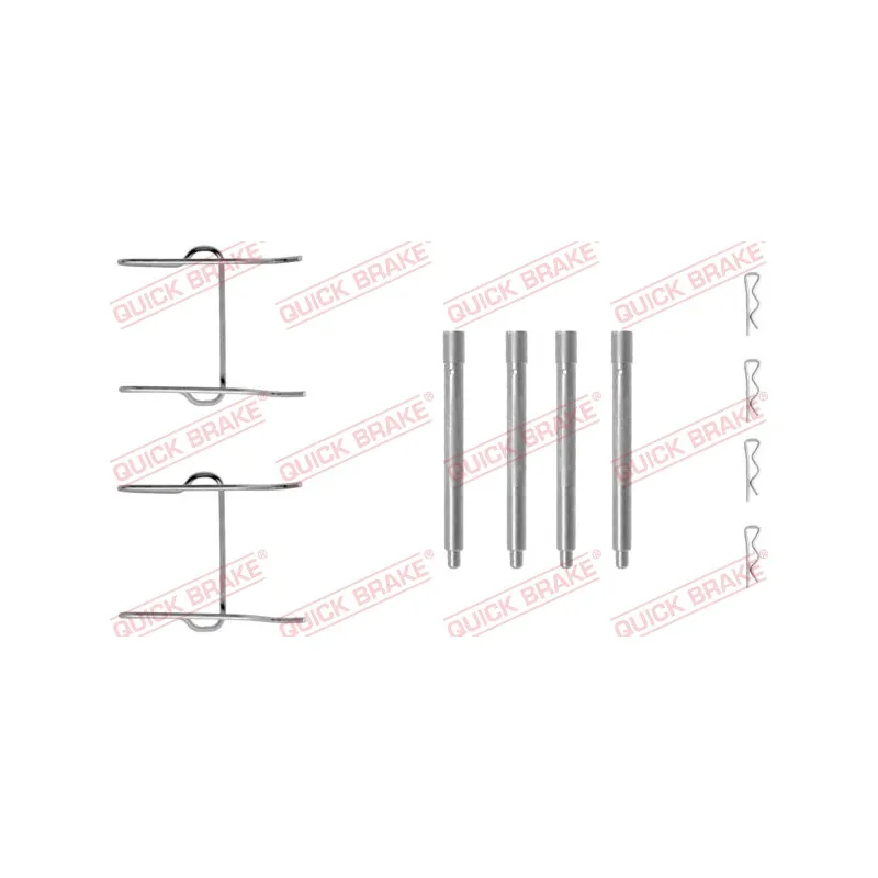 Kit d'accessoires, plaquette de frein à disque QUICK BRAKE 109-1149