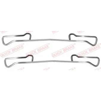 Kit d'accessoires, plaquette de frein à disque QUICK BRAKE 109-1150