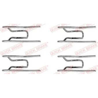 Kit d'accessoires, plaquette de frein à disque QUICK BRAKE