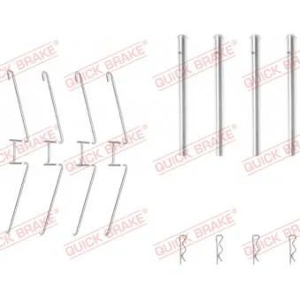 Kit d'accessoires, plaquette de frein à disque QUICK BRAKE 109-1155