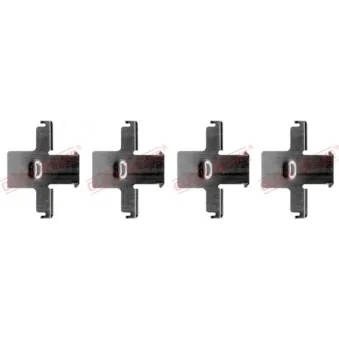 Kit d'accessoires, plaquette de frein à disque QUICK BRAKE 109-1157
