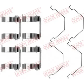 Kit d'accessoires, plaquette de frein à disque QUICK BRAKE 109-1158
