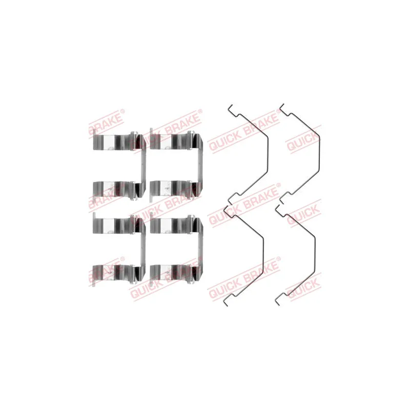 Kit d'accessoires, plaquette de frein à disque QUICK BRAKE 109-1158